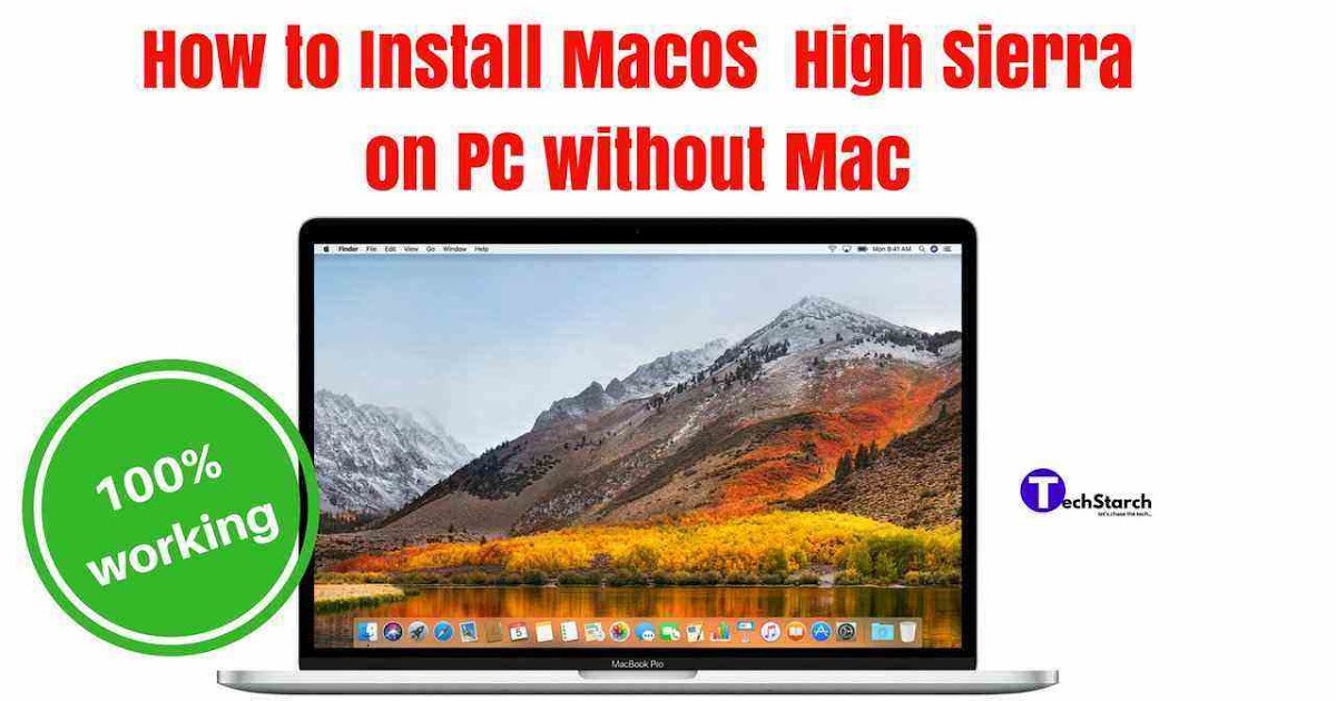 download mac os high sierra for pc without a mac
